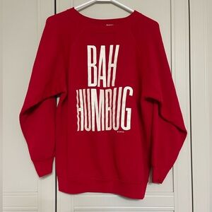 Vintage 80’s Single Stitch BAH HUMBUG Crewneck